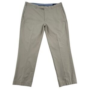 Polo Ralph Lauren Stretch Straight Fit Chino Pants Khaki Men 38x32 Golf Casual